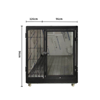Hot Sale Metal Square Tube Hunde kiste-Hochleistungs-Eisen-Stahl-Zwinger für große Hunde