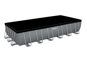 Bestw 56475 7,32 m x 3,66 m x 1,32 M Power Steel Metal Bracket PVC Outdoor Juego de <span class=keywords><strong>piscina</strong></span> <span class=keywords><strong>rectangular</strong></span> sobre el suelo - Product Image 3
