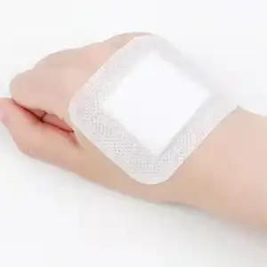 Sterile Adhesive Island Wound Medical Dressing- Non Woven Bordered Gauze Pads Individually Pack Medical Grade By QICHUANG