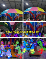 Carrousel de parapluie électrique de haute qualité et de haute vente carrousel antique à jetons