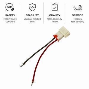 Harness Kabel Elektronik Internal Inti Tembaga Kustom 6.3mm Konektor Betina JST-SH 1.0mm Pitch Jumper Perakitan PCB PVC/PTFE IP66 - Product Image 1