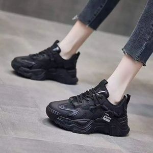 Women's Platform Casual Breathable <b>Height</b> <b>Increasing</b> Korean Style Sneakers for Spring Summer Autumn,Women's Platform Sneakers - Product Image 4