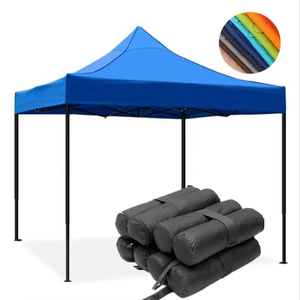 Gazebo Impermeabile 3x3 del Produttore, Tenda a Baldacchino Robusta Retrattile per Esterni, Ideale per Feste, Pubblicità, Eventi e Fiere - Product Image 3