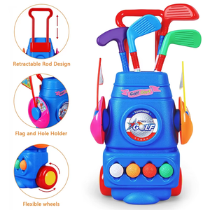 Jouets de sport de plein air Offre Spéciale pour les tout-petits, ensemble de <span class=keywords><strong>club</strong></span> de golf pour enfants avec balle en plastique, tranche d'âge de 2 à 4 ans emballée dans une boîte - Product Image 2