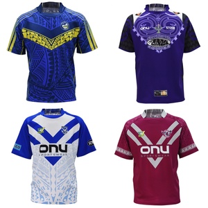 Maglia da Rugby All Blacks 2023 Personalizzata per Uomini Ragazzi Giovani Abbigliamento da Rugby e <span class=keywords><strong>Calcio</strong></span> Set Uniforme da Rugby per Giocatori Squadre Scuole - Product Image 4