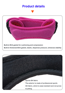 Schmerz linderung EVA Patella Stabil izer Knieband orthese Silikon Laufen Sport Patellar Knies tütze - Product Image 6