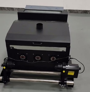 เครื่องปั๊มร้อนแบบสองหัว Hybons A1 ระบบ CMYK+W พร้อมเครื่องเขย่าผงสำหรับงานพิมพ์เสื้อผ้าขนาดเล็ก และเครื่องอบแห้งอัตโนมัติ 1800W - Product Image 5
