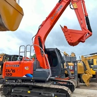 Excavadora Usada en Excelentes Condiciones, Original de Japón, Hitachi ZX120, Excavadora Grande, Hitachi ZX110 ZX120 ZX200, Excavadora en Venta