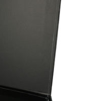 Boîte à vin de luxe personnalisée à double porte avec fermeture magnétique, doublure en ruban de satin et plateau blister