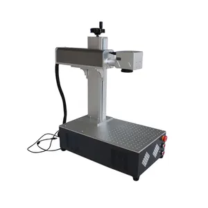 20W 30W 50W fiber laser marking machine for carbon bank card metal credit bank card gold mirror card