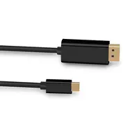 USB 3.1 포트 USB 유형 C dp 어댑터 케이블 4K HDTV 변환기 골드 도금
