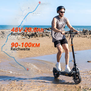 RCB D5 PRO 48V 27Ah 250W EU 500W IPX4 Scooter Eléctrico Plegable de Dos Ruedas con Doble Suspensión, Control por Aplicación, Resistente al Agua, 150 kg, 120-140 km de Autonomía - Product Image 5