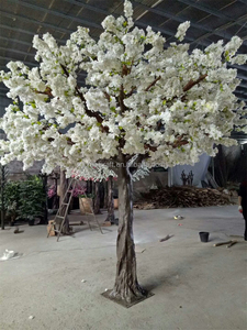Arbre de <span class=keywords><strong>cerisier</strong></span> simulé de 4,5 m de hauteur, écologique, durable, arbre artificiel en plastique, <span class=keywords><strong>faux</strong></span> arbre, hôtel, mariage, centre commercial, marque Jumei - Product Image 6