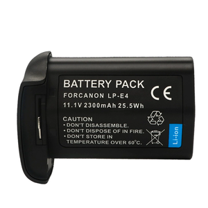 Batterie d'appareil photo rechargeable LP-E4 11,1 V 2300 mAh de type C pour appareil photo <span class=keywords><strong>Canon</strong></span> EOS-1Ds <span class=keywords><strong>Mark</strong></span> IIIEOS-<span class=keywords><strong>1D</strong></span> <span class=keywords><strong>Mark</strong></span> <span class=keywords><strong>III</strong></span> EOS-<span class=keywords><strong>1D</strong></span> <span class=keywords><strong>Mark</strong></span> IV - Product Image 1