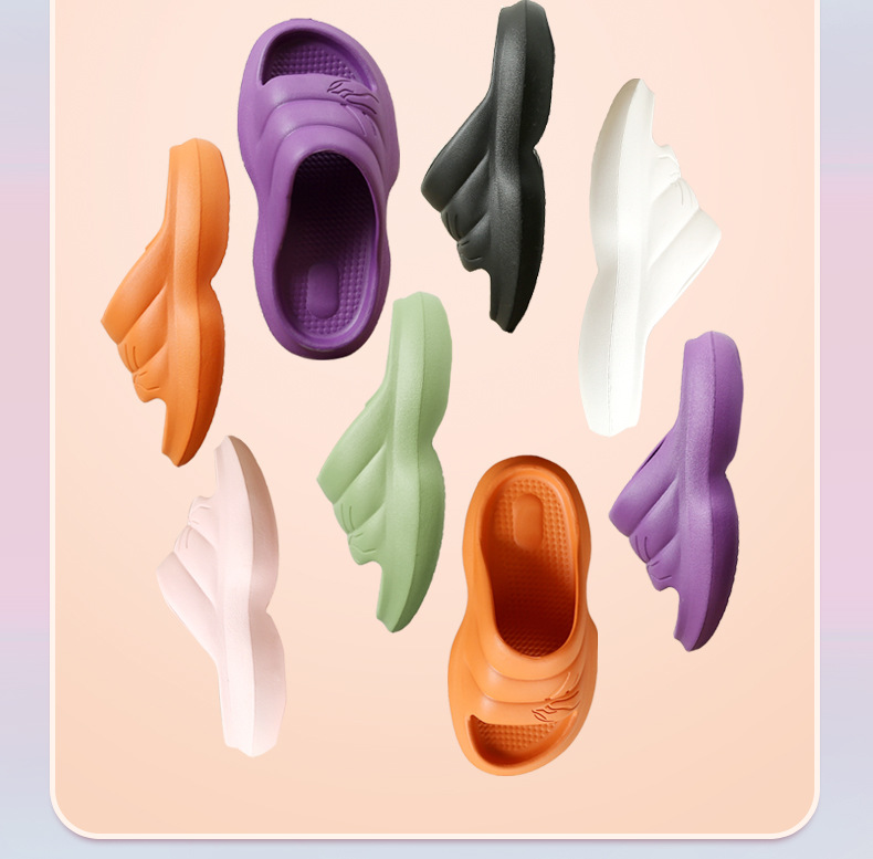 Thick Platform Bathroom Home Slippers Women Men Outdoor Slides Summer Shoes