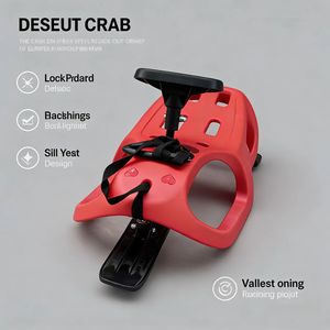 Motoneige en plastique pour enfants, lisse et facile à glisser, sûre et stable, un outil magique pour s'amuser sur la glace et la neige en plein air - Product Image 2