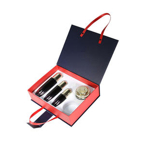 High End Cosmetic Gift <b>Box</b> Set Serum Moisturizer Packaging Paper <b>Box</b> <b>Book</b> Shape Gold Stamped Flip Top Paperboard <b>Box</b> - Product Image 1