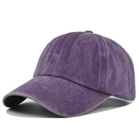 Topi jins Logo kustom kualitas tinggi topi bisbol koboi dicuci tertekan 100% katun 6 Panel bersulam tagihan tua