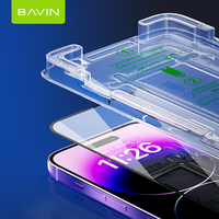 Bavin SQ12 transparent sans bulles, protecteur d'écran en verre trempé pour téléphone portable I Phone 14 Pro Max, protection de la vie privée