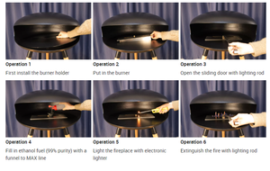 Último diseño <span class=keywords><strong>Alcohol</strong></span> Fire Pit Etanol Modern Firepit Etanol Fire Pit Bio Etanol Chimenea - Product Image 5