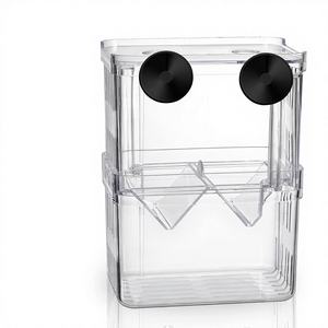 Caja de Cría para Peces de Acuario Boxtech, Acrílico Blanco, Ligero, Divisor Cuadrado de Aislamiento para Peces Bebé y Camarones - Product Image 1