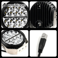 Phare de travail rond LED 7 pouces 70W 7000LM super lumineux avec anneau DRL pour camions, Jeep, VTT, UTV, SUV