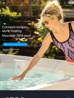 Baignoire de massage haut de gamme en gros avec éclairage LED coloré pour salle de bain principale d'hôtel cinq étoiles
