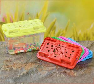 Mini Pecera Transparente de Plástico de Excelente Calidad para Tortugas, Peces Dorados, Cría y Transporte de Mascotas - Product Image 3