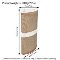 Rascador para Gatos en Forma de L para Esquinas de Pared, Cartón Corrugado, Cinta Nano Reemplazable, Almohadilla para Rascar, Protección de Muebles de Interior