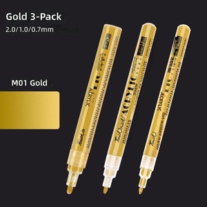 Set di Penne Gel Bianche Opache, Marcatori Acrilici ad Alta Copertura per Disegno su Carta Nera e Illustrazione - Product Image 2