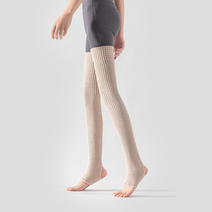 Ensemble <span class=keywords><strong>de</strong></span> chaussettes <span class=keywords><strong>de</strong></span> yoga pour femmes, automne et hiver, protection des genoux et des jambes, équipement <span class=keywords><strong>de</strong></span> protection des genoux antidérapant - Product Image 2