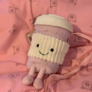 Jellyca Fun Brown/Pink Super Soft Plush Stress Relief Toy Cute Companion Gift for Girls and Children for Princess Design - Product Image 4