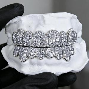 Joyas de Dientes de Lujo con Diamantes de Moissanita Redondos de Corte Brillante, Estilo Hip Hop, Accesorio Dental para Hombres y Mujeres, Regalo - Product Image 3