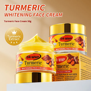 Meilleure vente 50g crème éclaircissante au curcuma pour le <span class=keywords><strong>visage</strong></span> crème <span class=keywords><strong>hydratante</strong></span> pour réparer les pots foncés et anti-âge super blanchissante pour le <span class=keywords><strong>visage</strong></span> - Product Image 2