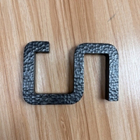 Plaque en aluminium texturée martelée, lettres en métal tridimensionnelles, signalétique murale, résistante aux intempéries IP65, marque KMT