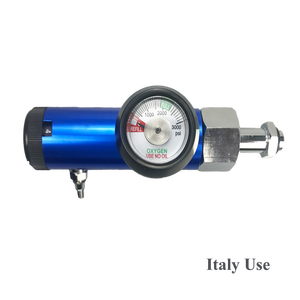 Valvola di pressione bombola ossigeno in ottone medicale CGA870 industriale CGA540 Bullnose regolatore di ossigeno per la macchina di terapia di ozono - Product Image 5
