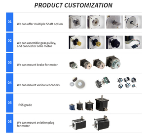 Primopal mô-men xoắn cao 8N. M 12N. M 86mm 2 giai đoạn 50kg tải NEMA 34 lai động cơ bước cho dệt dệt - Product Image 6