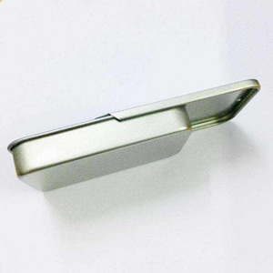 Slide Tin Box Portable Storage Mini Metal Mint Candy Slide Tin Box Case Slide Top Metal Tin Box