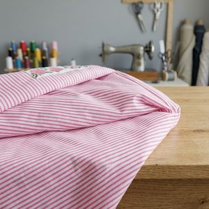 Premium Soft Woven Floral Print Cotton Pink <b>Fabric</b> Breathable Eco-Friendly Medium <b>Weight</b> Fashion Apparel Home Sewing Dress - Product Image 1