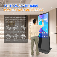Totem publicitaire Android sur pied de 32 pouces avec écran tactile LCD pour affichage numérique et kiosque