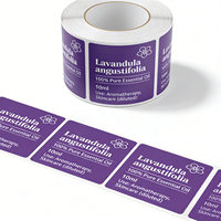 Autocollant BOPP mat personnalisé avec impression de logo privé, étiquette cosmétique, étiquettes imperméables pour produits de bain, marque de premier plan PT