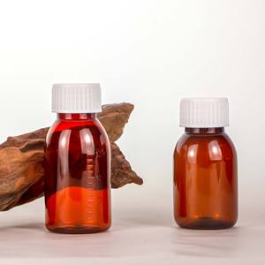 Envase Personalizado para Jarabe de Frutas, Botella para Medicamentos para la Tos, Etiquetas de Diferentes Materiales, Botella Graduada para Medicamentos de 2OZ 4OZ 8OZ 16OZ - Product Image 1