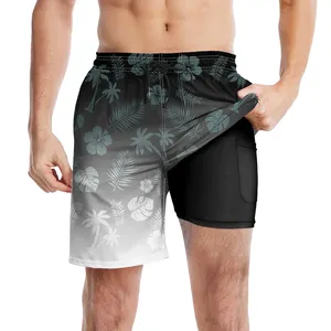 2024 new design custom swim beach swimming trunks beach shorts quick dry beachwear board short