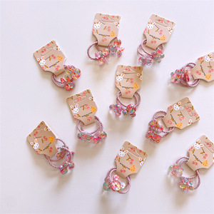 Accesorios para niñas, nuevos lazos para el cabello para niños coreanos, conjunto de primavera, lazos elásticos transparentes para el cabello para niños, ciempiés - Product Image 3