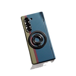 Coque de protection intégrale 360° en fibre de carbone avec support de charnière et verre trempé pour Samsung Galaxy Z Fold 8 7 6 5 - Product Image 6