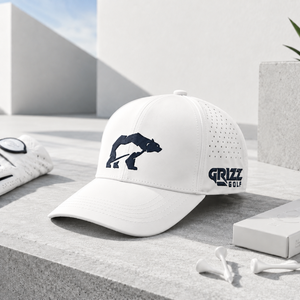 Casquette de golf 6 panneaux en silicone avec logo imprimé et brodé, personnalisable, haute qualité, faible MOQ, fermeture Velcro, séchage rapide, durable, pour homme - Product Image 3