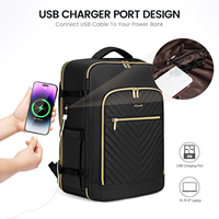 LOVEVOOK Fashion Sac de voyage multifonction de haute qualité avec trousse de toilette Gym Sports Bag unisex Laptop Tarvel Backpack with USB