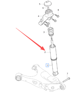 Ammortizzatore OE 32269401 di Alta Qualità per Volvo S90 2019 - Product Image 5