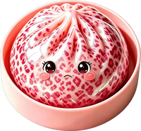 Ensemble de jouets squishy imprimé léopard, collection scintillante, 6 styles, aliments simulés, jouet anti-stress à presser, boîte cadeau