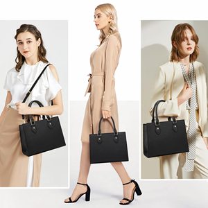 RZCK Sac fourre-tout pour ordinateur portable de 15.6 pouces pour femmes, mallette d'ordinateur de bureau avec pochette, sac à main pour le travail et le bureau - Product Image 4